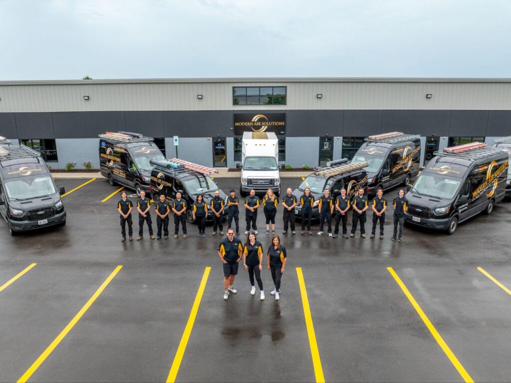 The team at Modern Air Solutions, an HVAC Company for Naperville, IL.